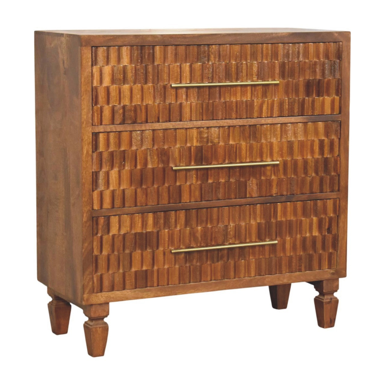 Halvar Carved Chest of Drawers