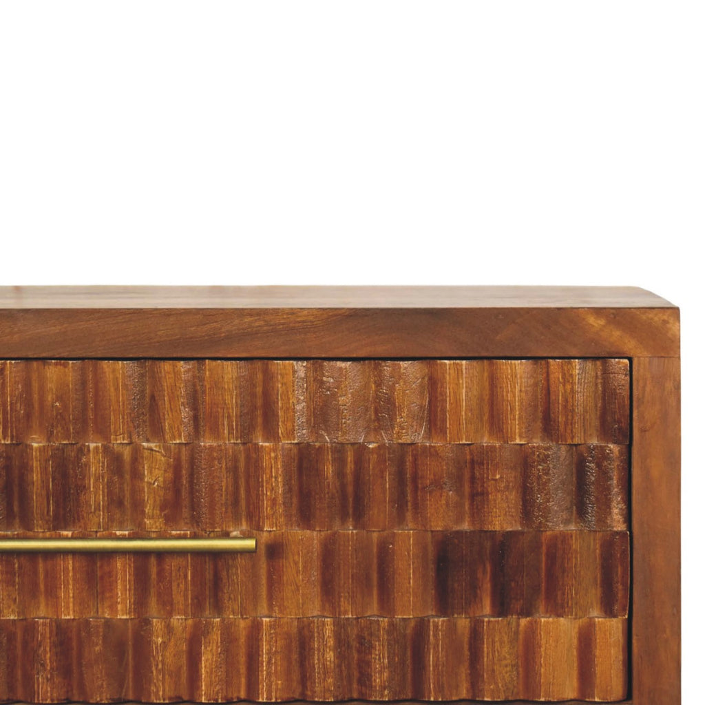 Halvar Carved Chest of Drawers