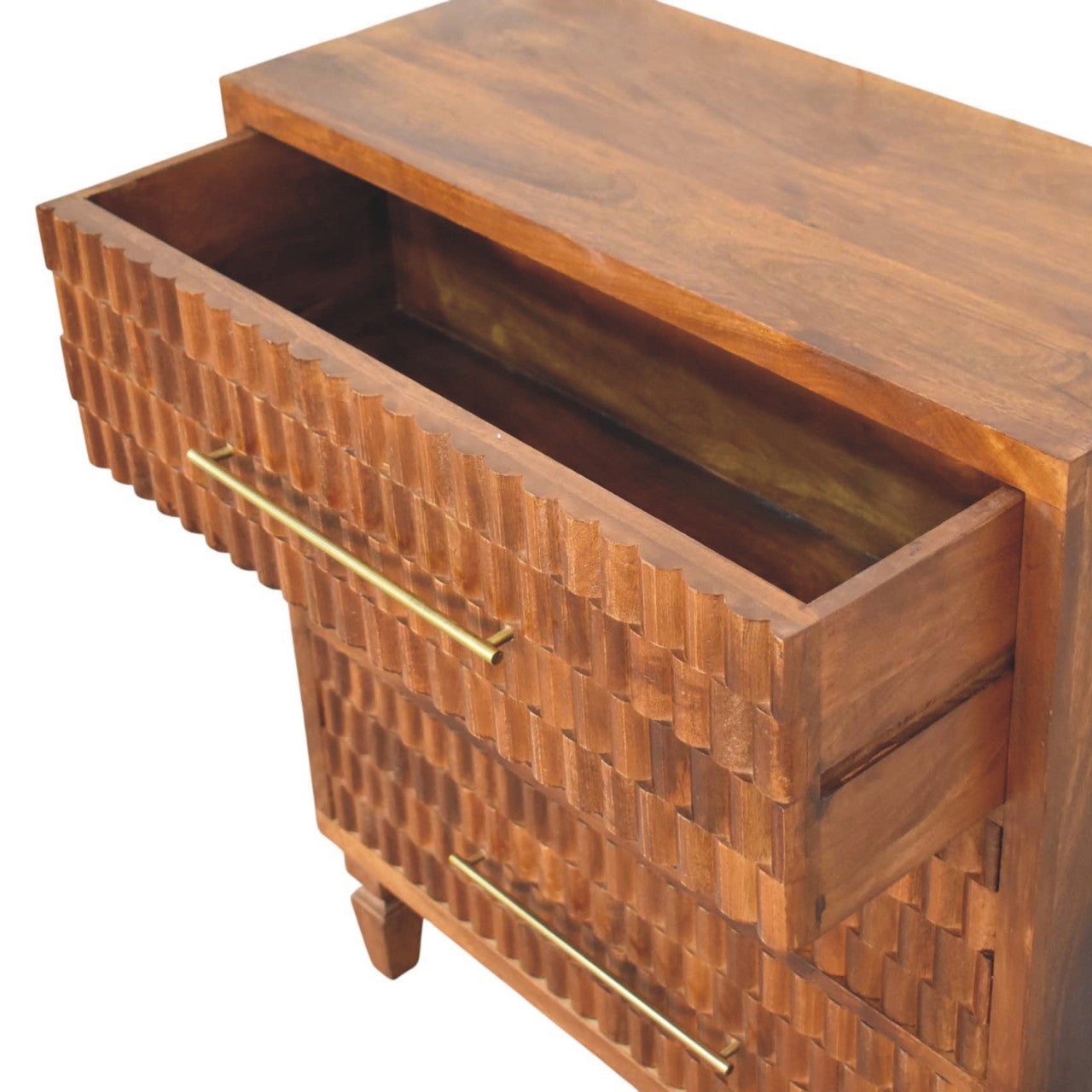 Halvar Carved Chest of Drawers