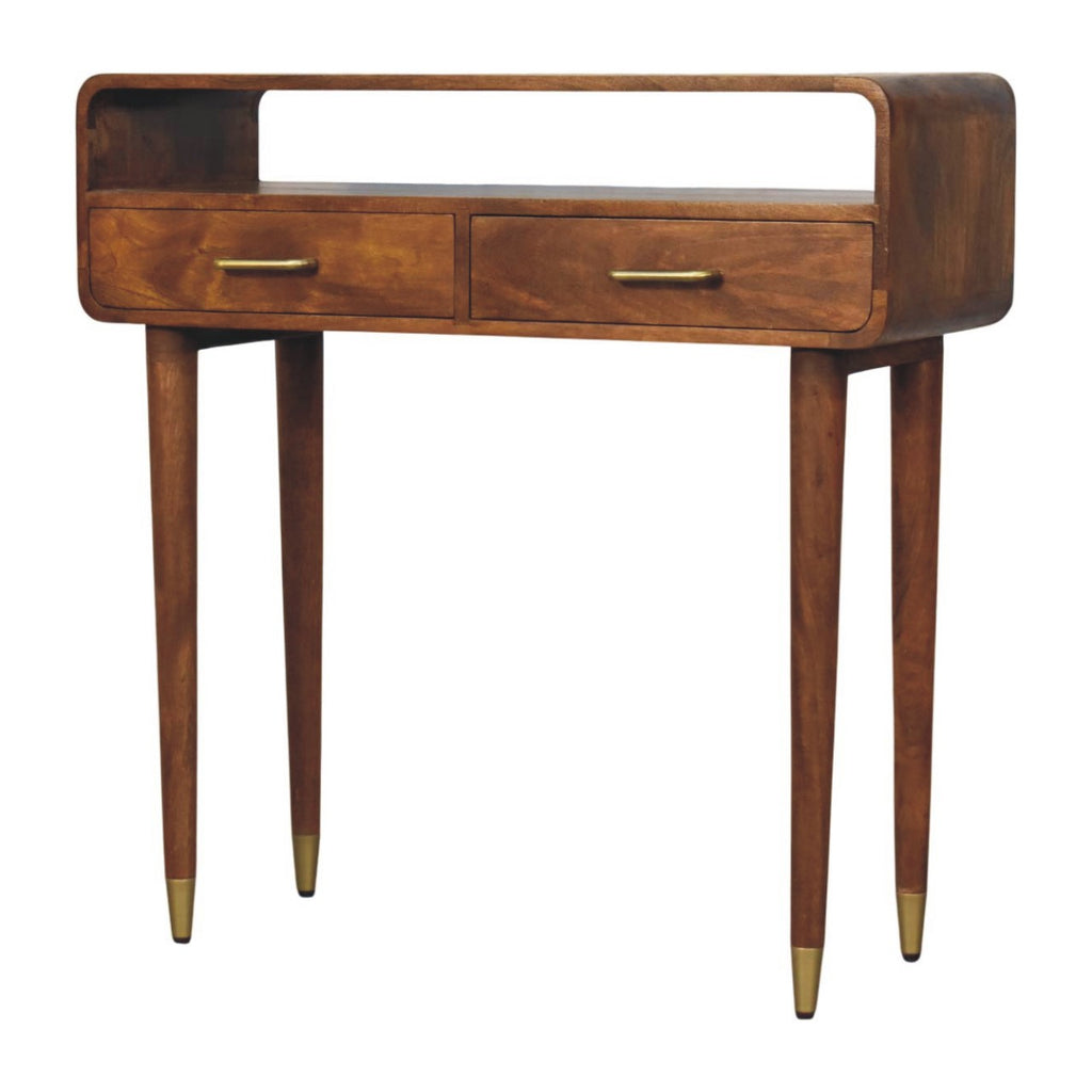 Alarik Curved Console Table