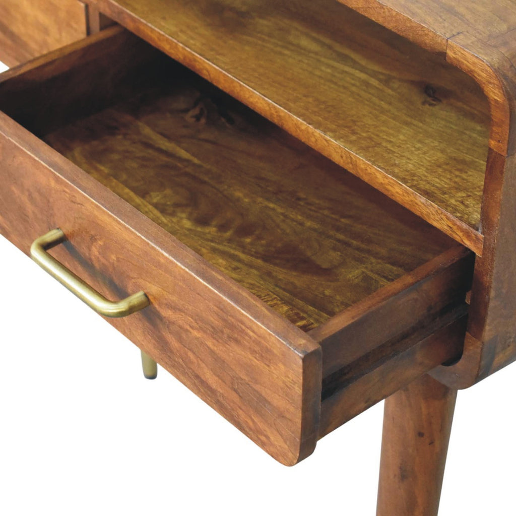 Alarik Curved Console Table