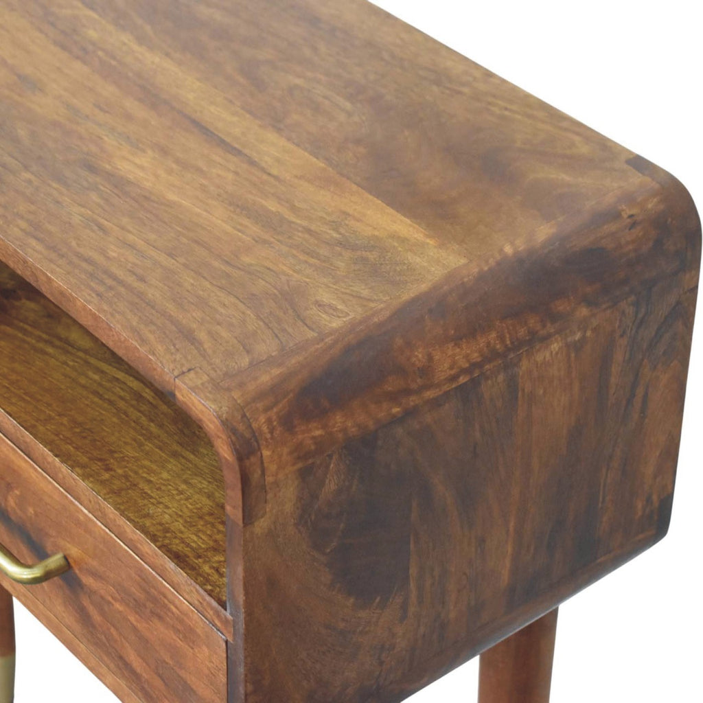 Alarik Curved Console Table