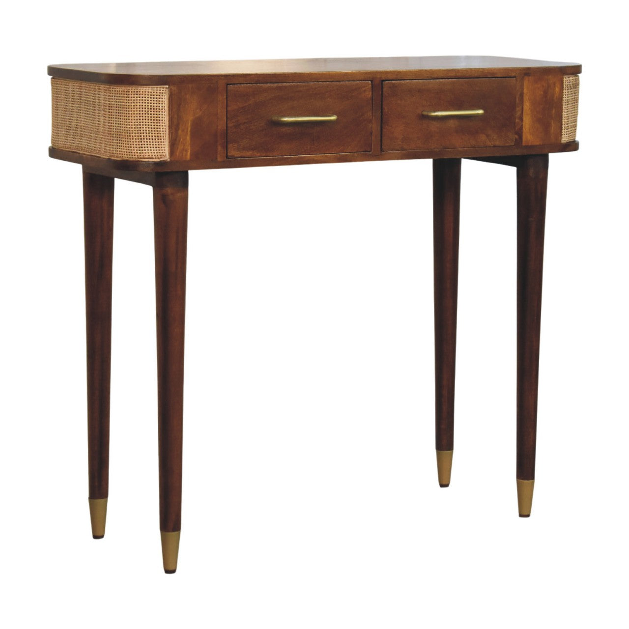 Vanna Cane Console Table