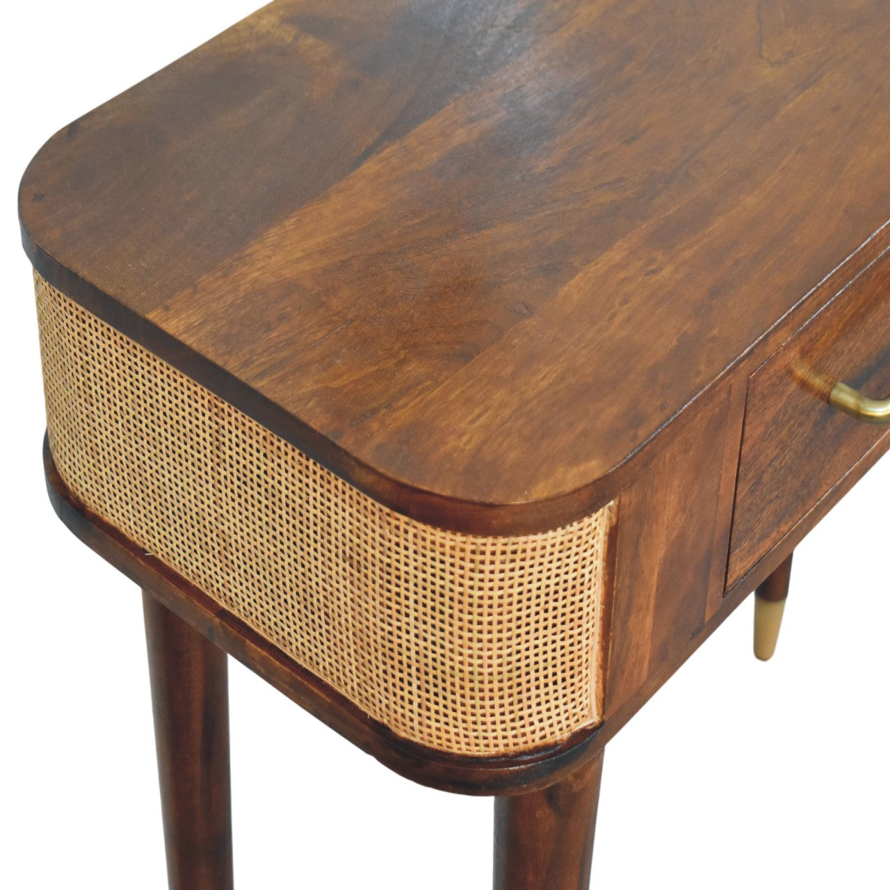 Vanna Cane Console Table