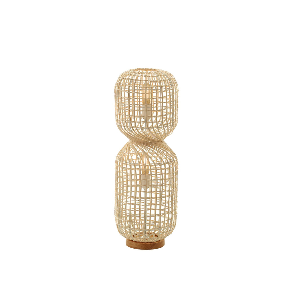Twirla Rattan Floor Lamp – Large/Small