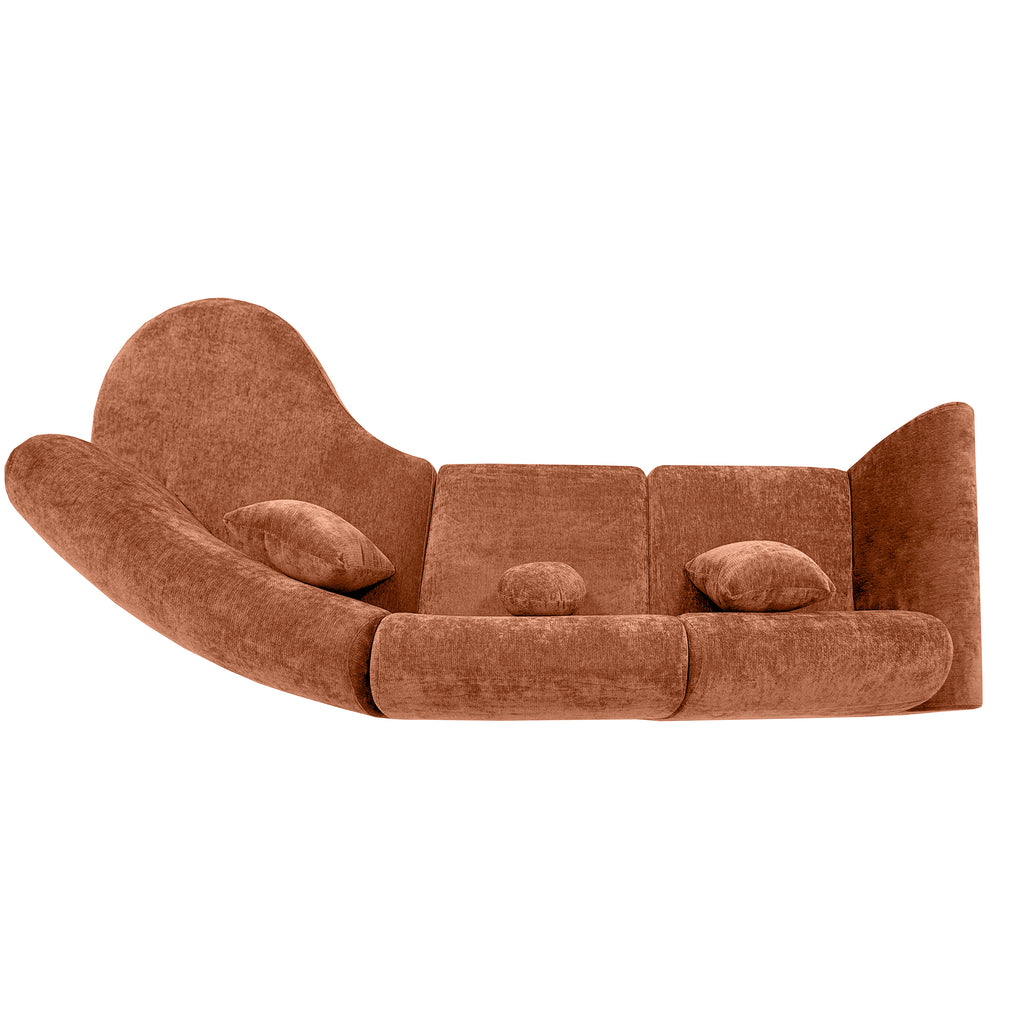 Jorun 3-Piece Curved Sectional Sofa
