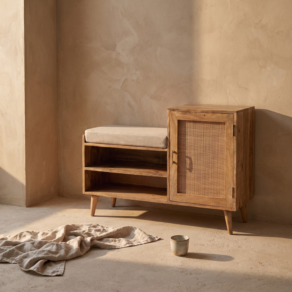 Lærke Solid Wood Bench