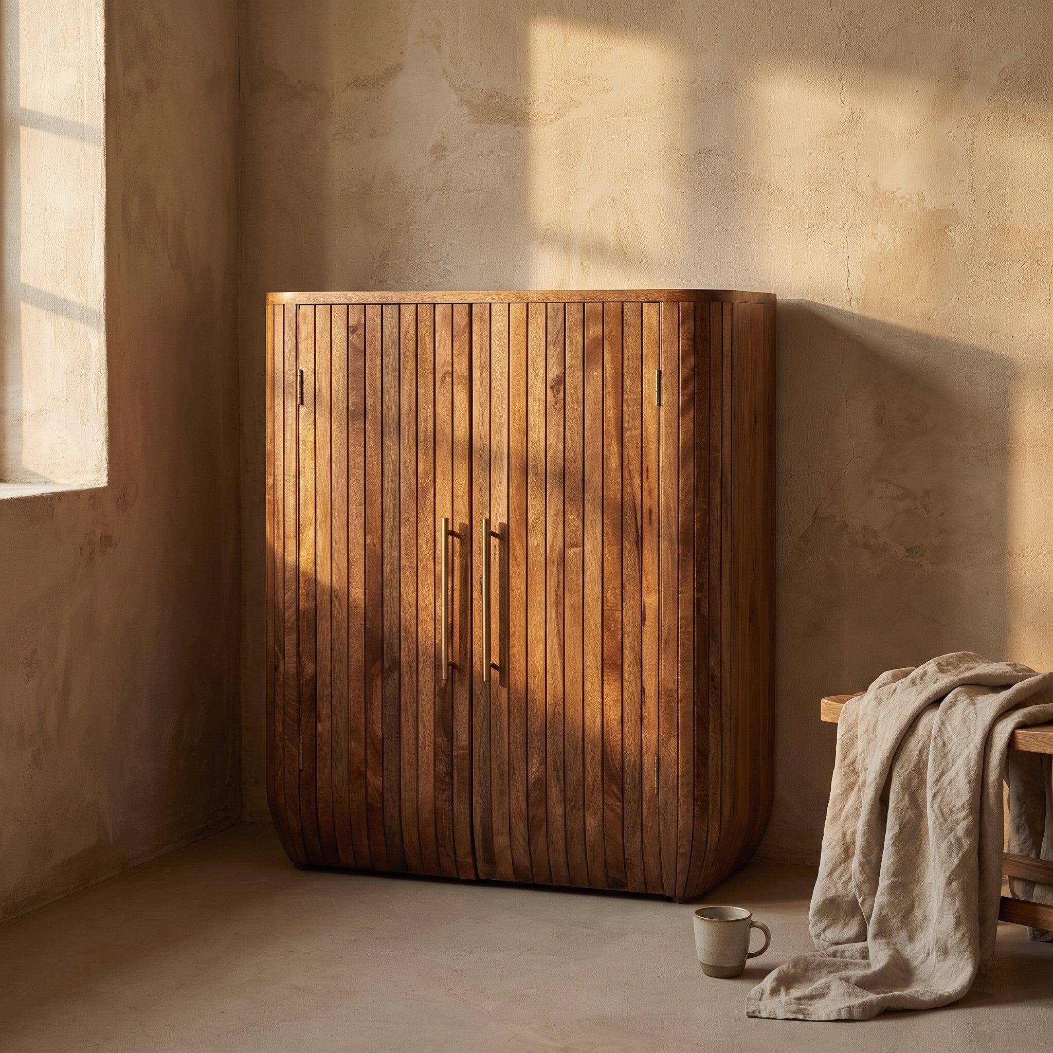 Alarik Fluted Cabinet