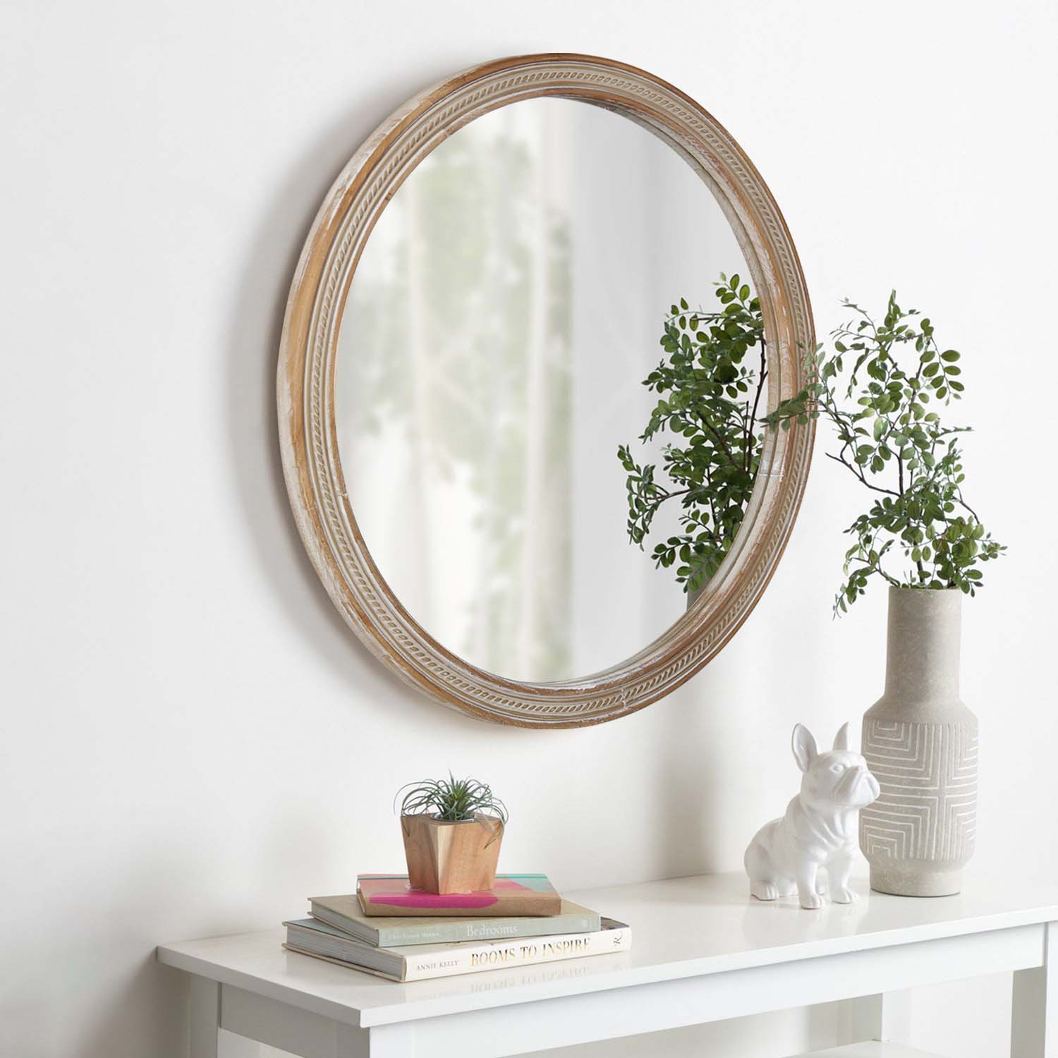 Tia Rattan Wall Mirror