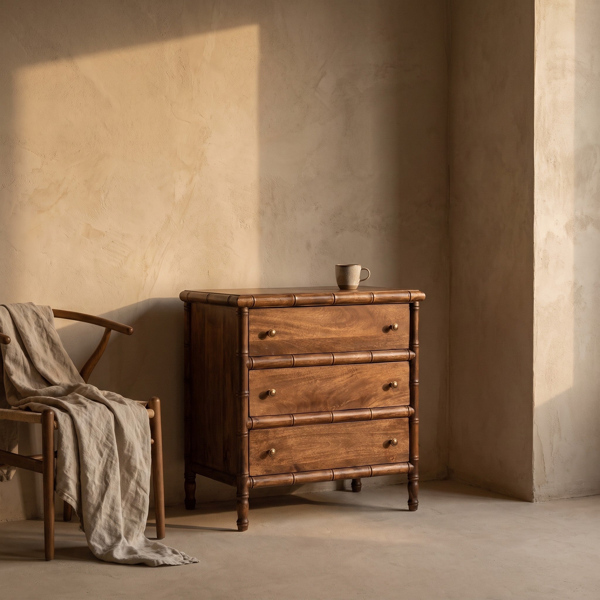 Ake Carved Chest of Drawers
