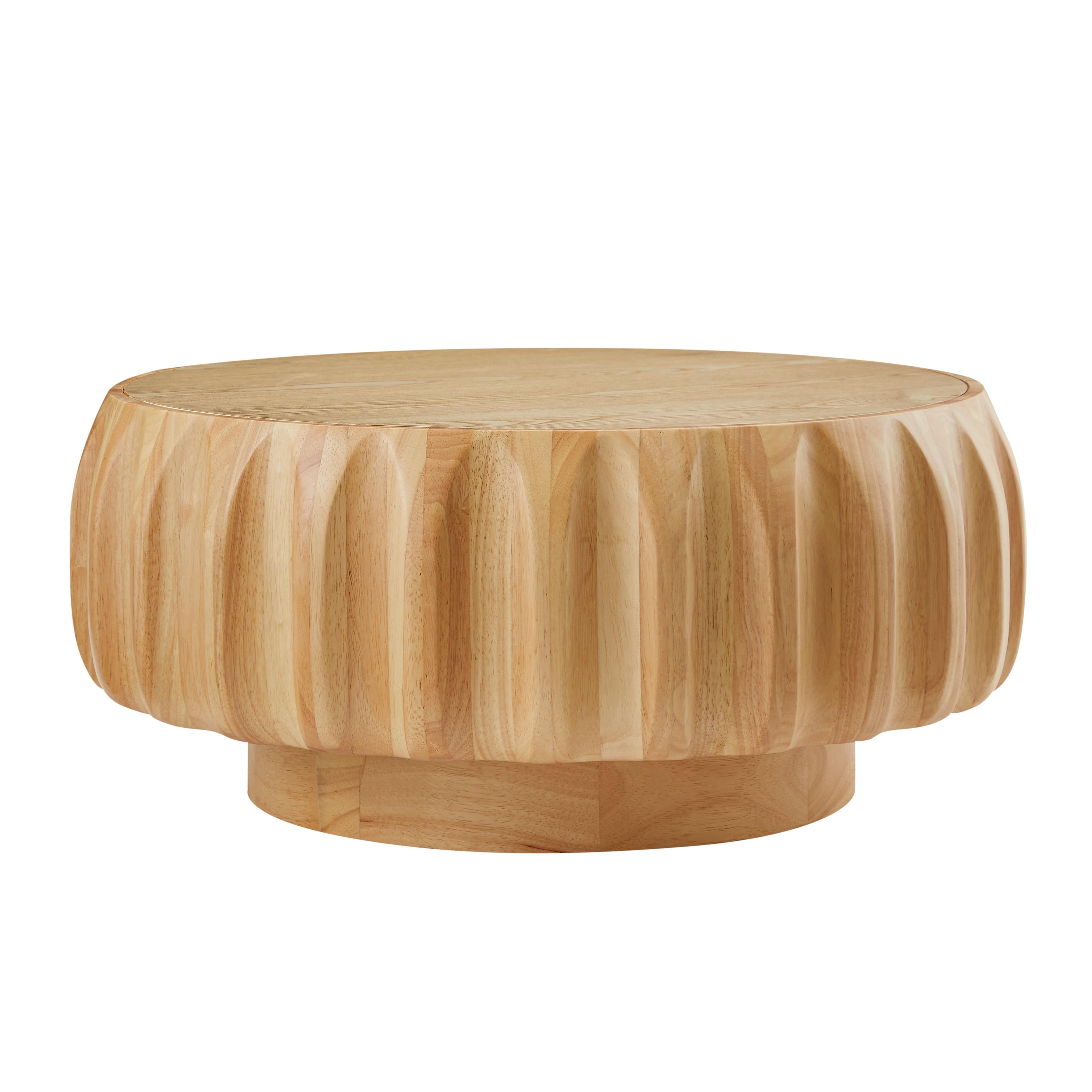 Rolf Round Solid Wood Coffee Table