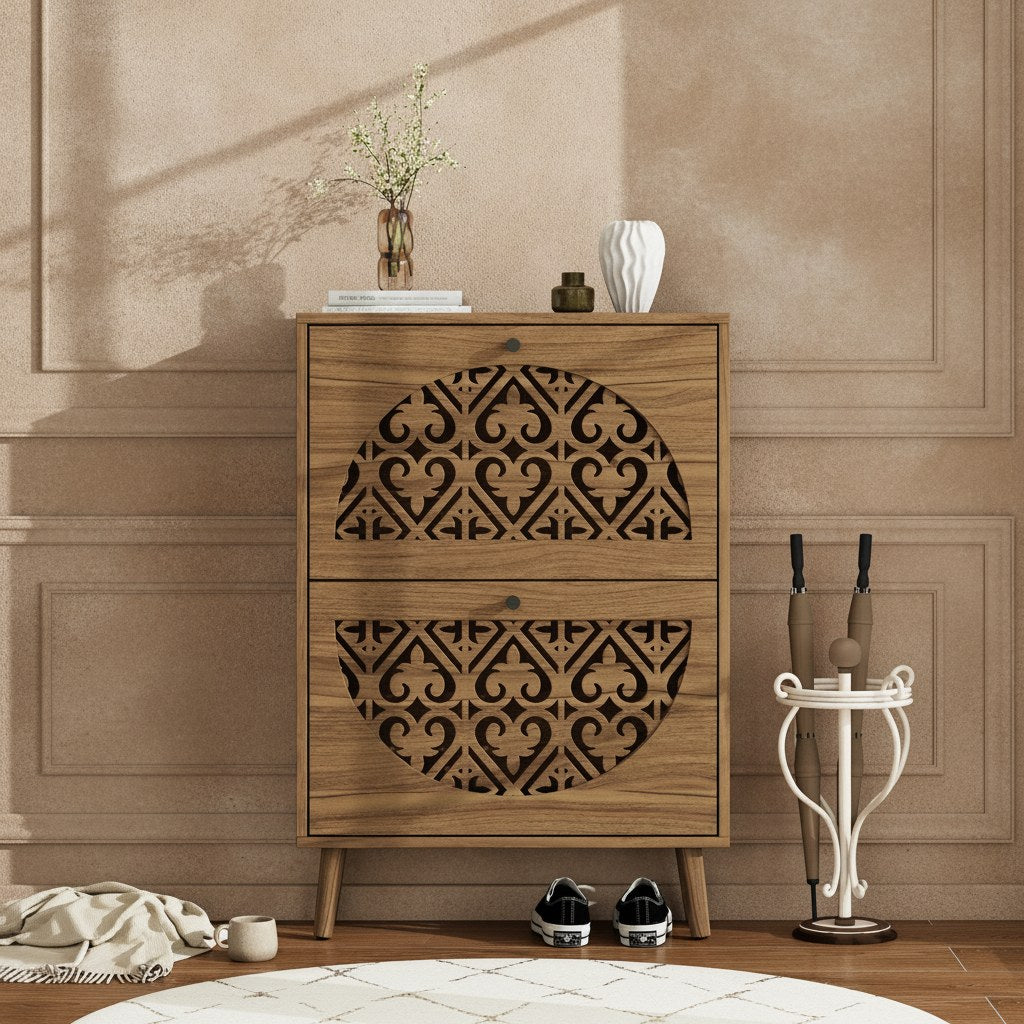 Arna Storage Walnut Cabinet