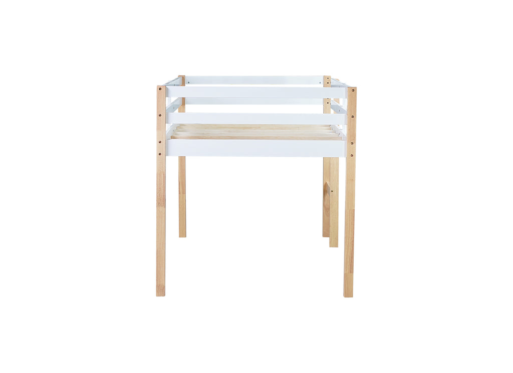 Veslemoy Solid Wood Twin Platform Bed Frame