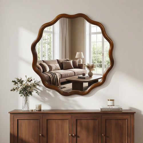 Ansgar Wavy Wall Mirror