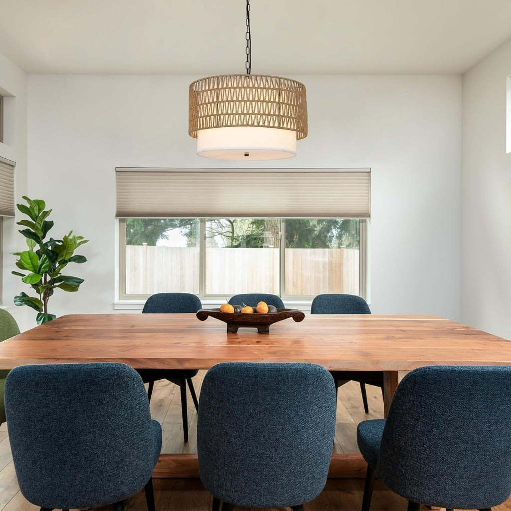 Oydise Rattan Chandelier