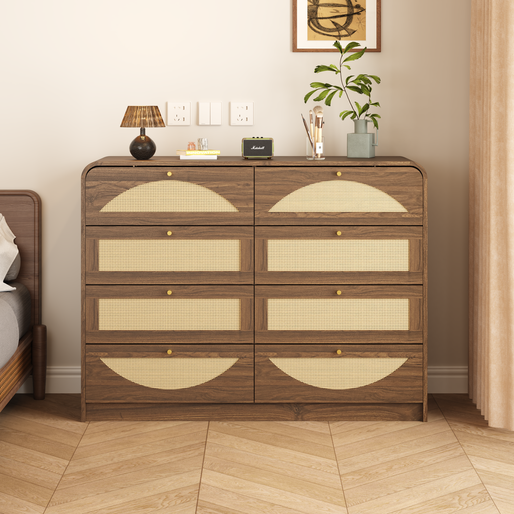 Ebba Storage Walnut Dresser
