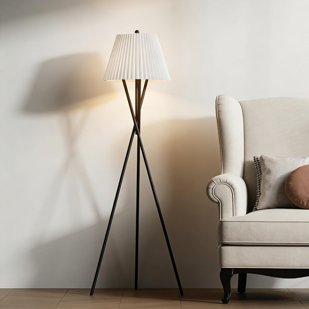 Runev Pleated Floor Lamp