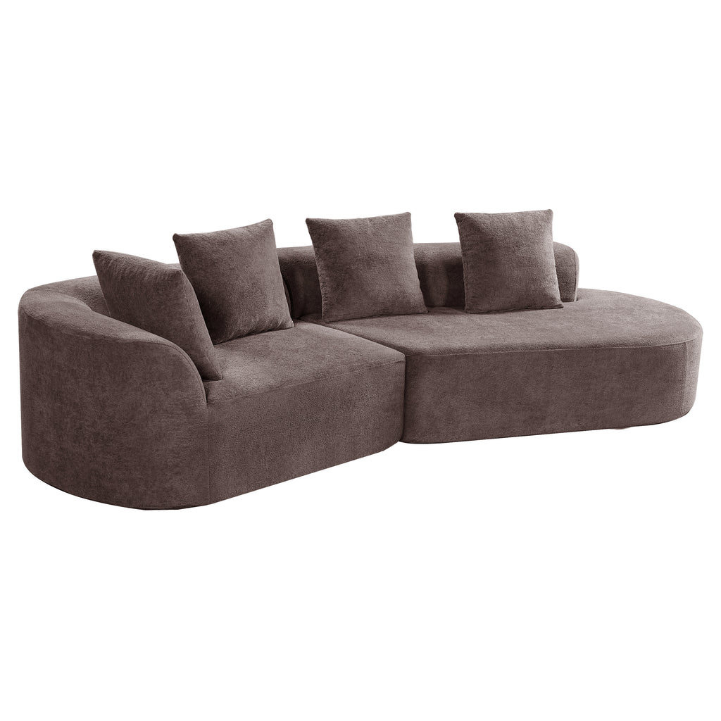 Vigga 2-Piece Curved Sectional Sofa
