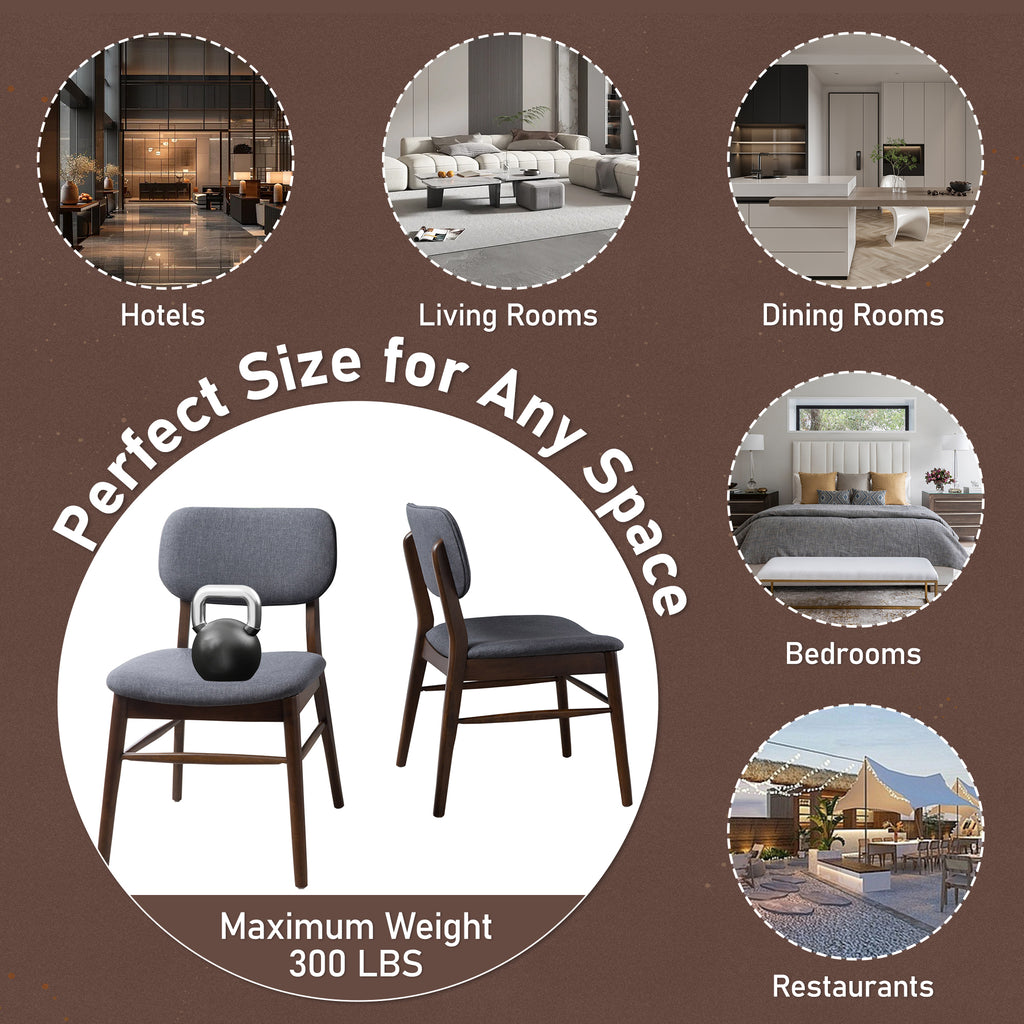 Dagny Walnut Dining Chair