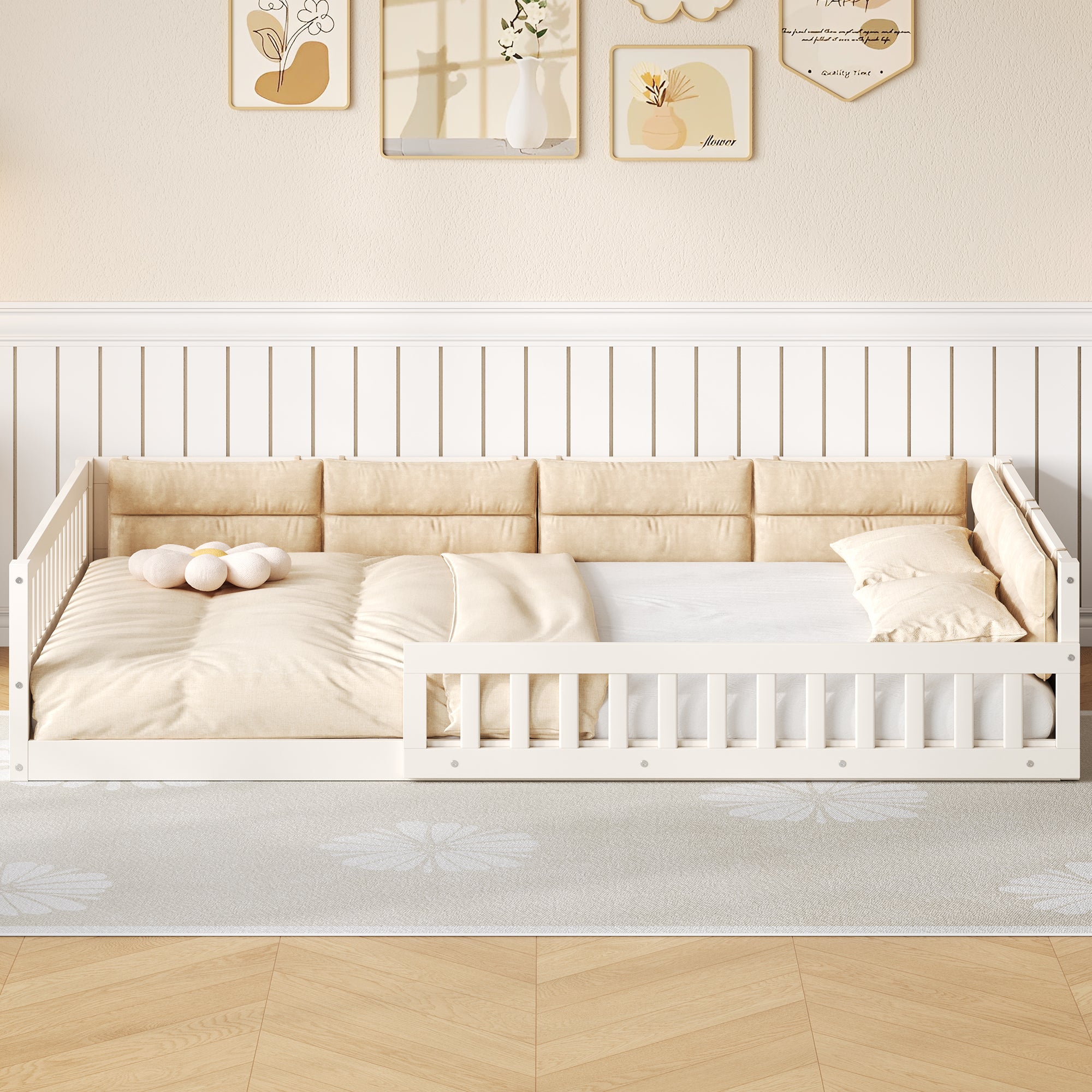 Eyvind Solid Wood Full Platform Bed Frame