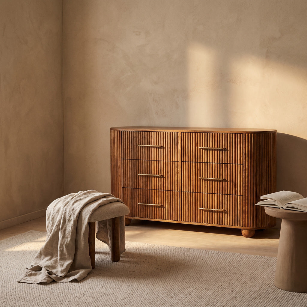 Dagur Solid Wood Chest of Drawers