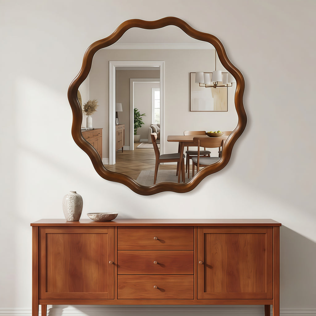 Ansgar Wavy Wall Mirror