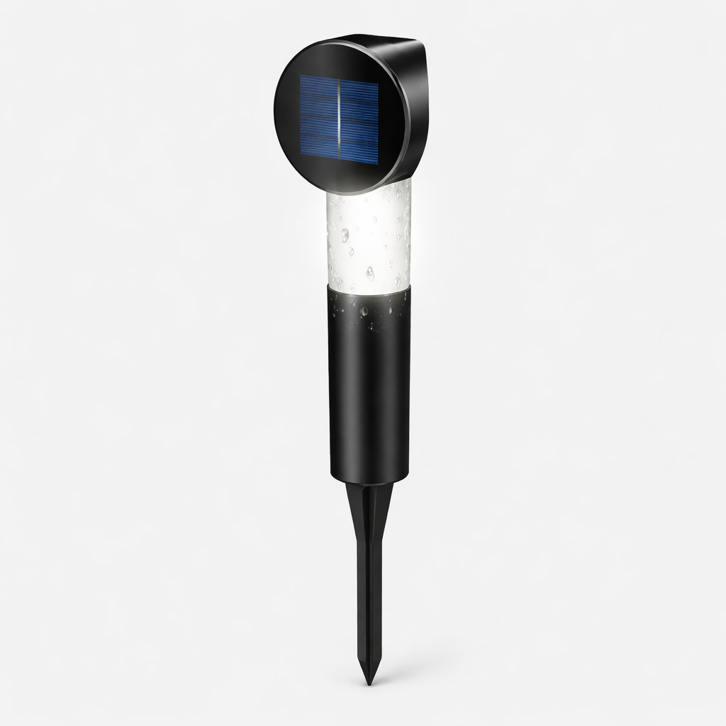 Solar-Powered Outdoor Lamp