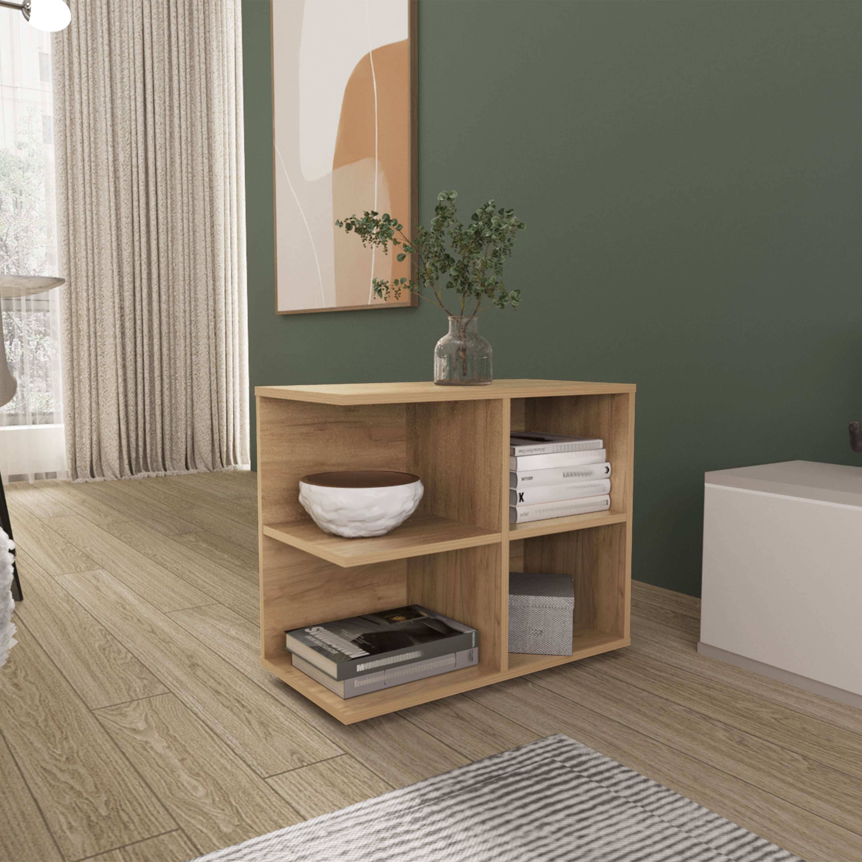 Ragnhild Oak Shelving Unit
