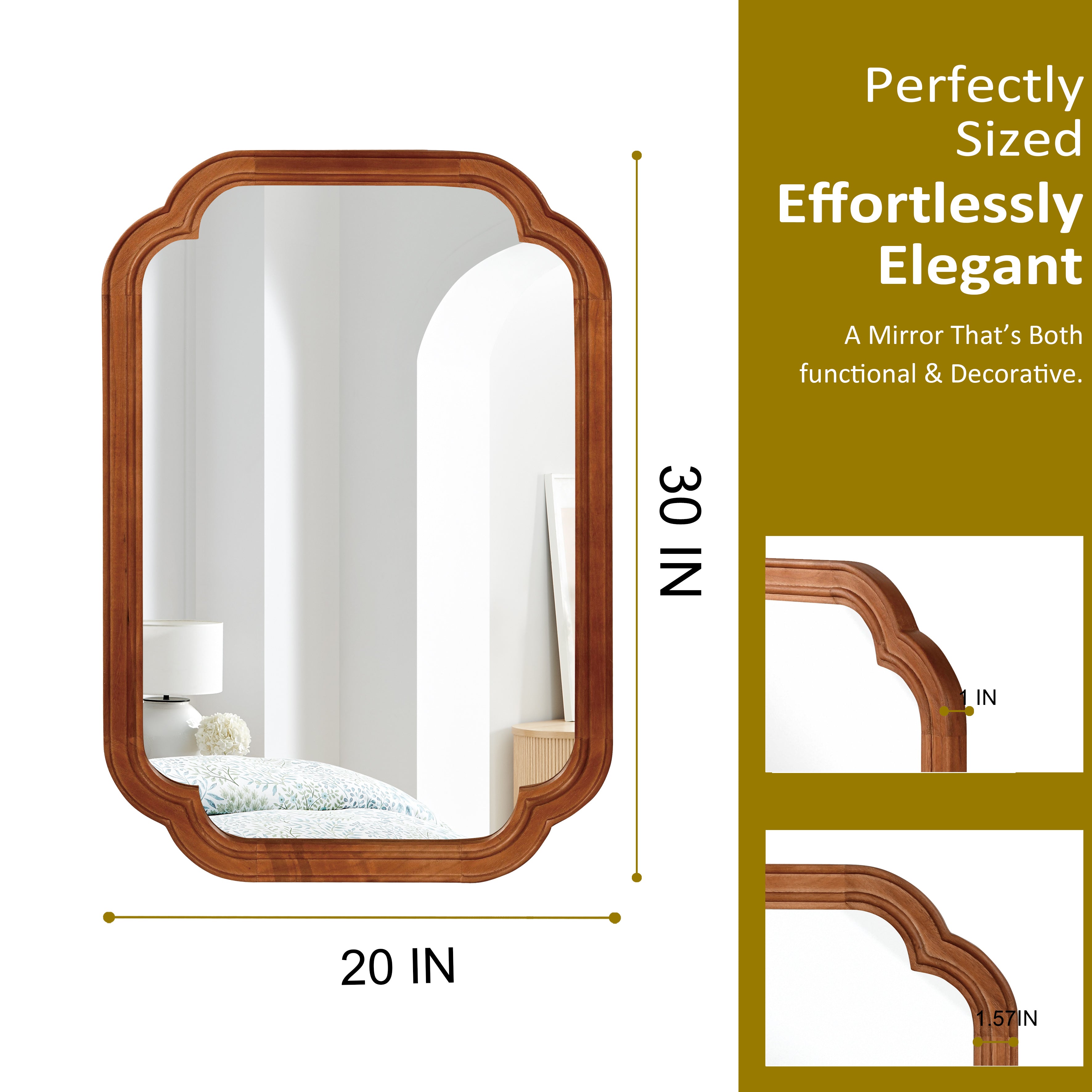 Mie Round Wall Mirror