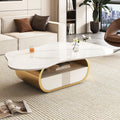 Vidar Oval Marble Coffee Table