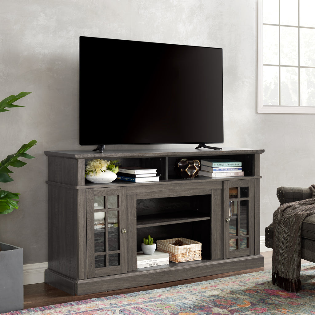 Hakon Storage Walnut TV Stand