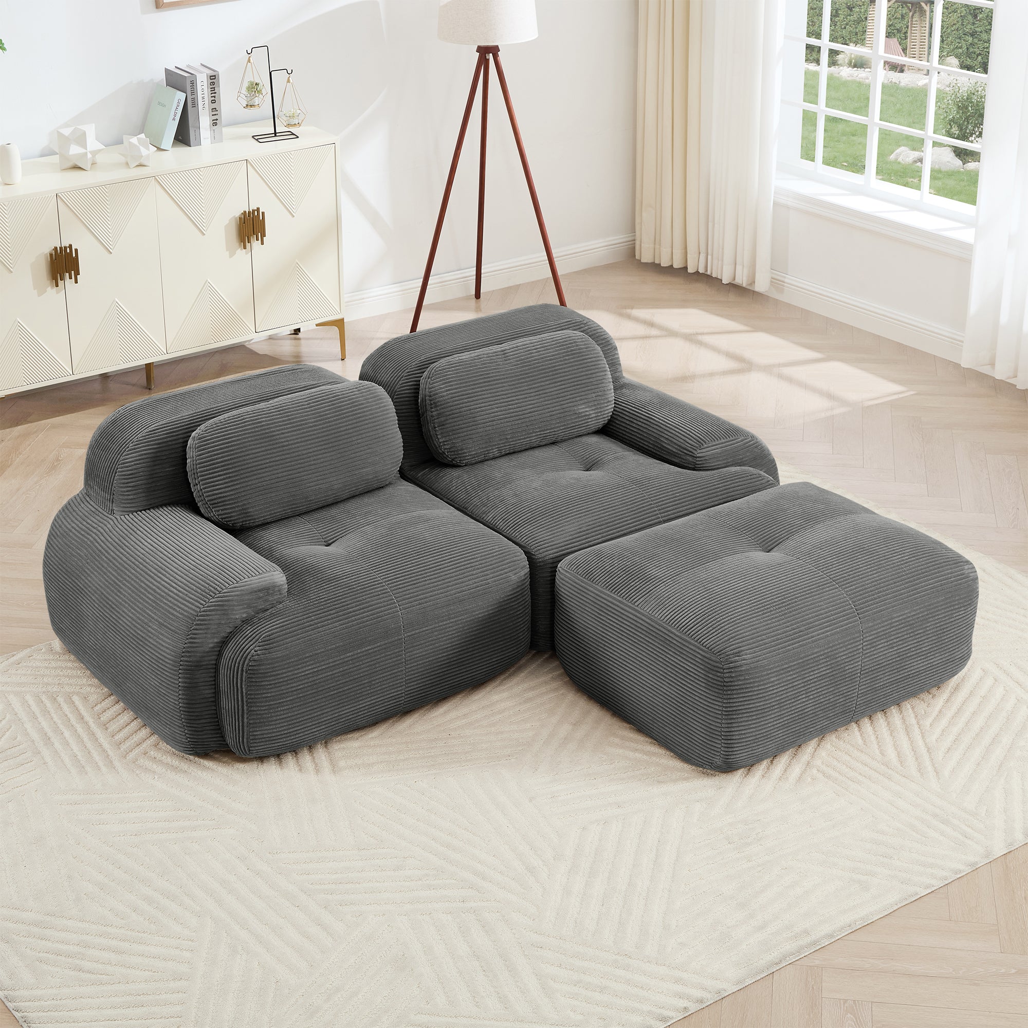 Bodil Curved 82" Sofa