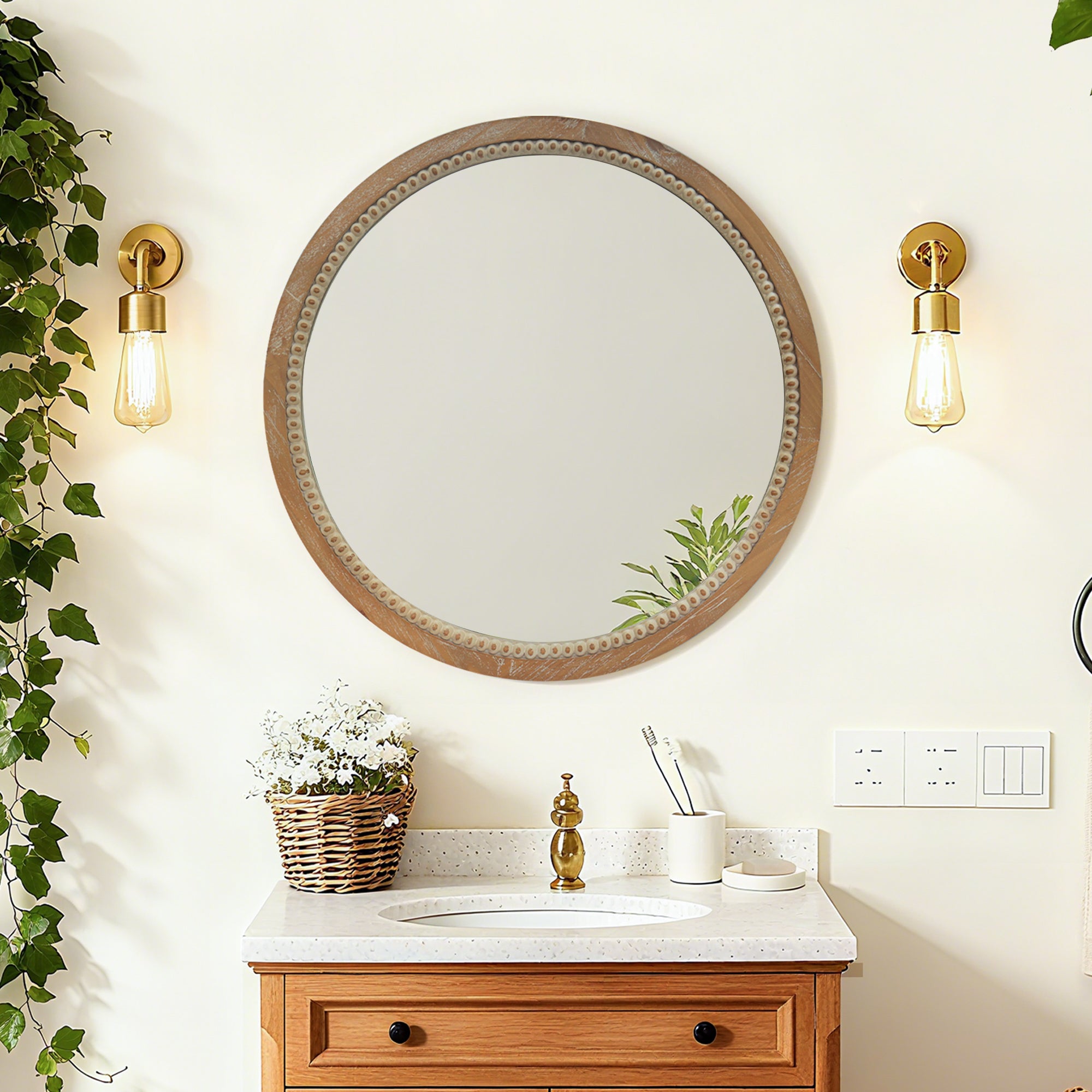 Bene Round Wall Mirror
