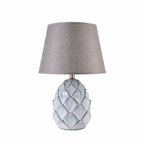 Gray-silver artichoke table lamp 30 cm