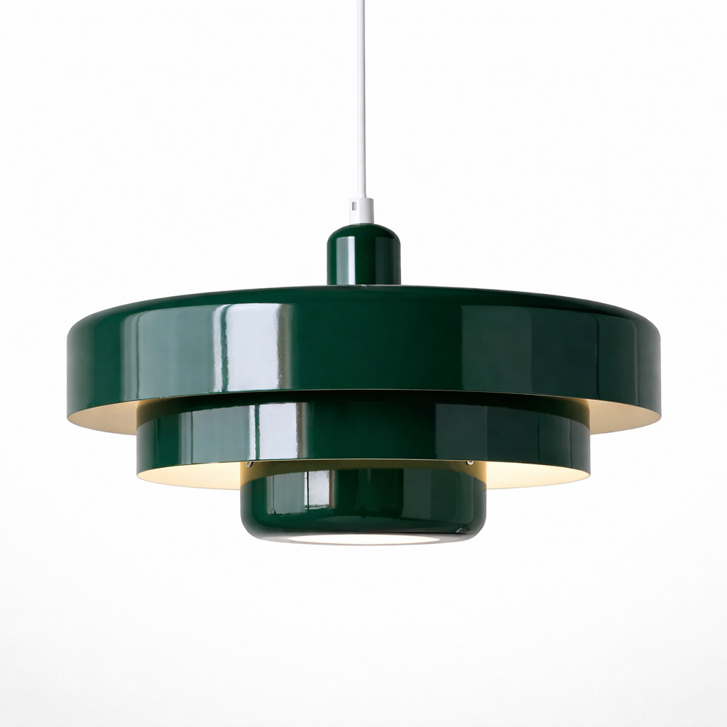 Orange LED Loftarmatur med Retro Udstråling