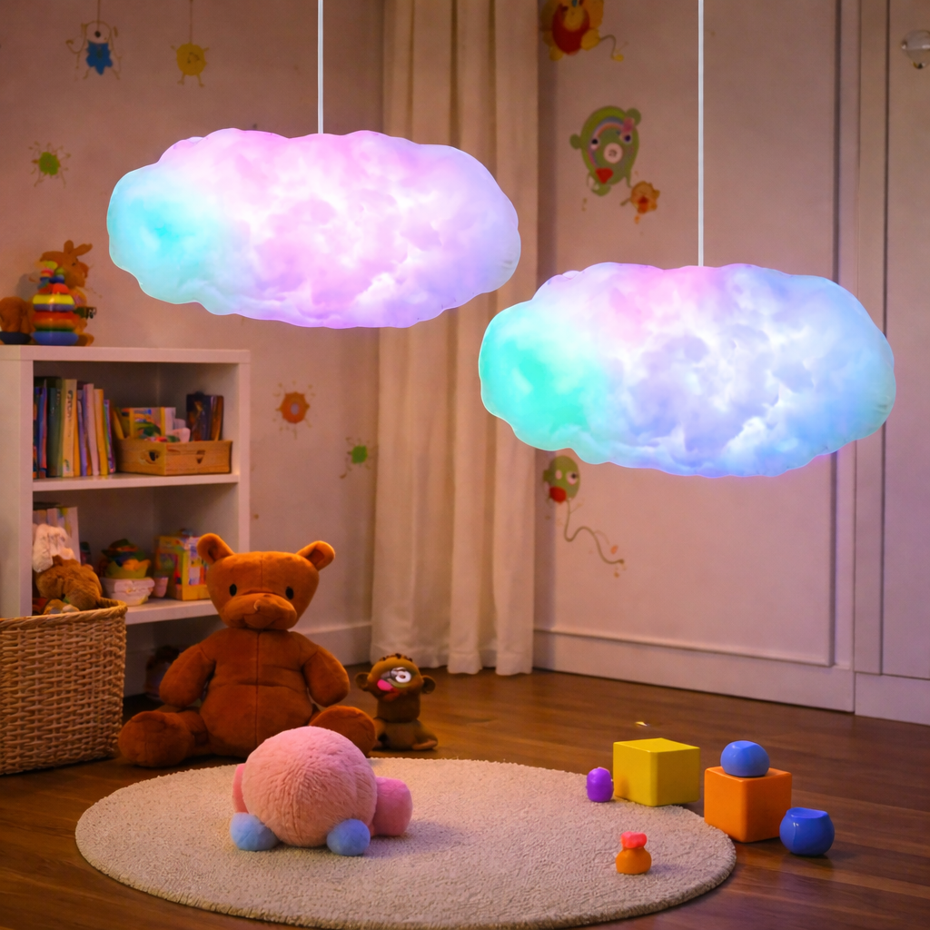 Suspension en forme de nuage pour intérieur