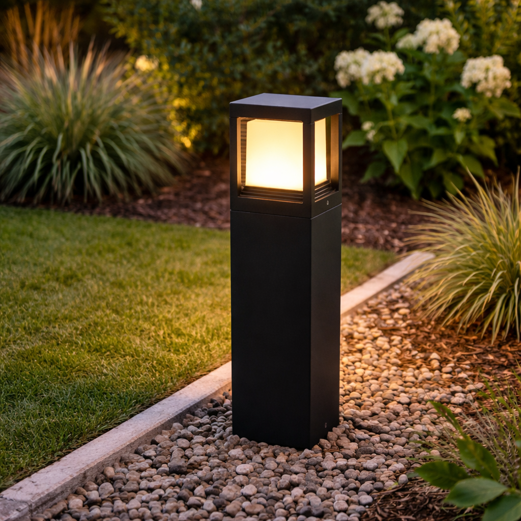 60 cm Cube Buiten Solar Lamp