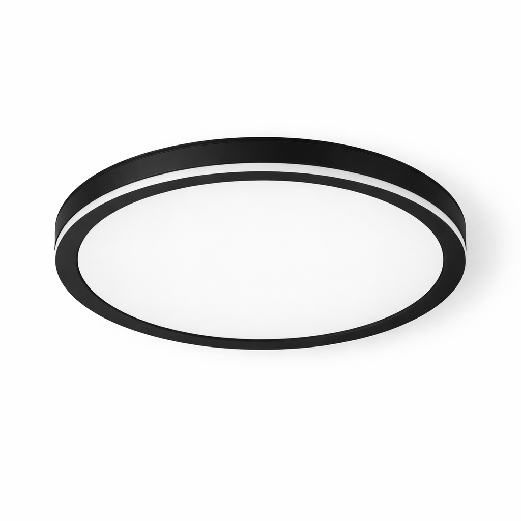 Plafonnier LED étanche avec large diffusion lumineuse