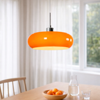 Bauhaus Hanglamp met Glazen Potvorm