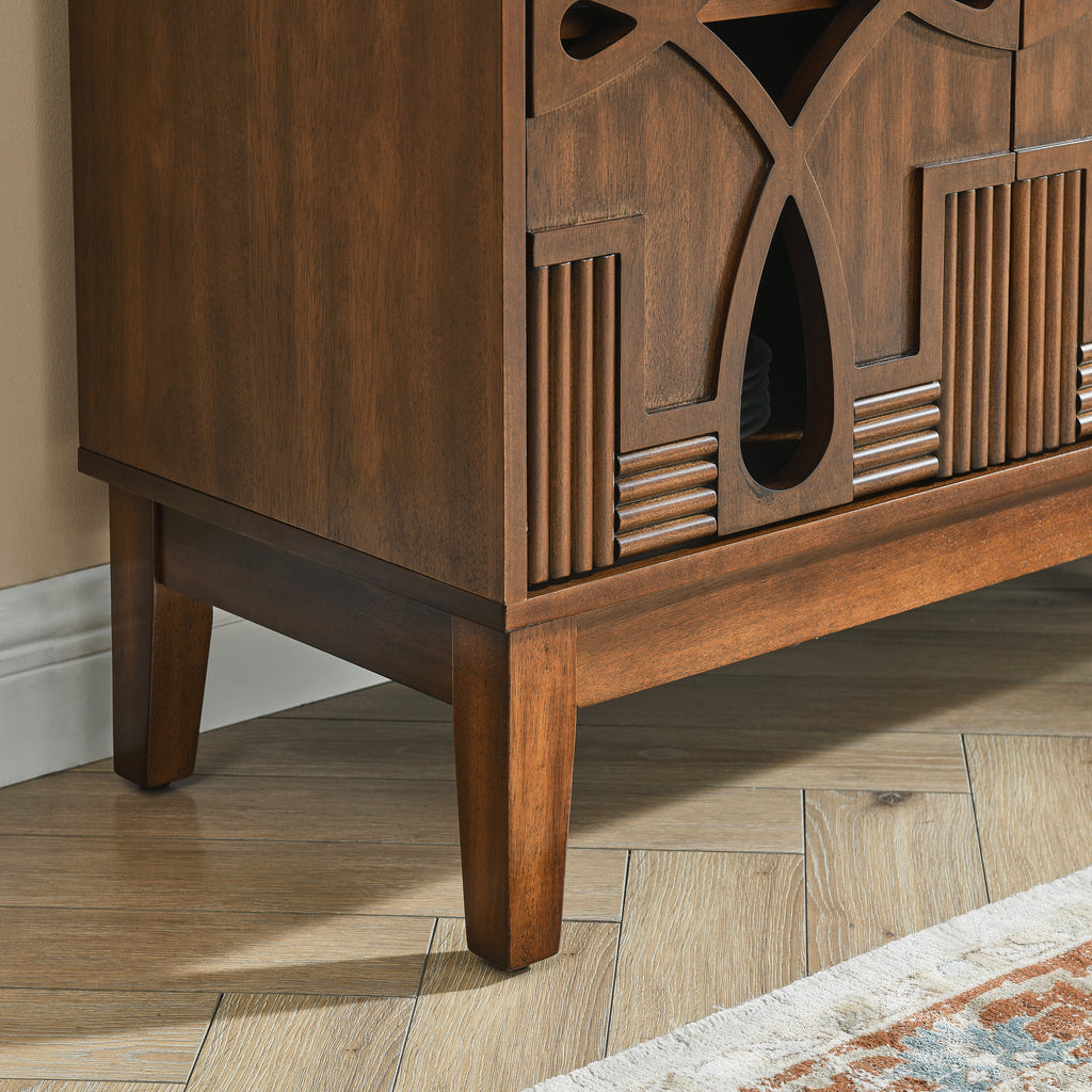 Berit Storage Walnut Cabinet