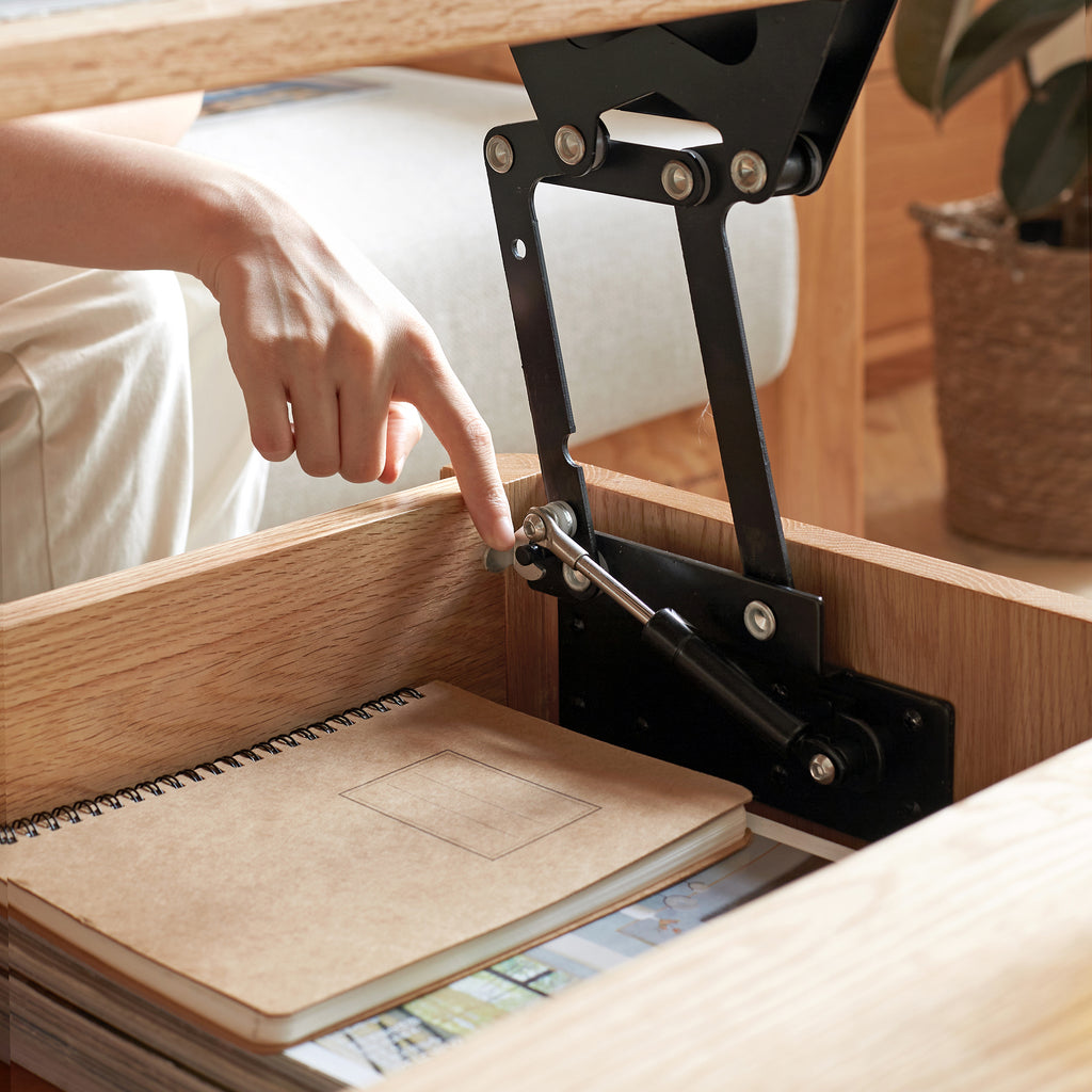 Gry Storage Oak Coffee Table