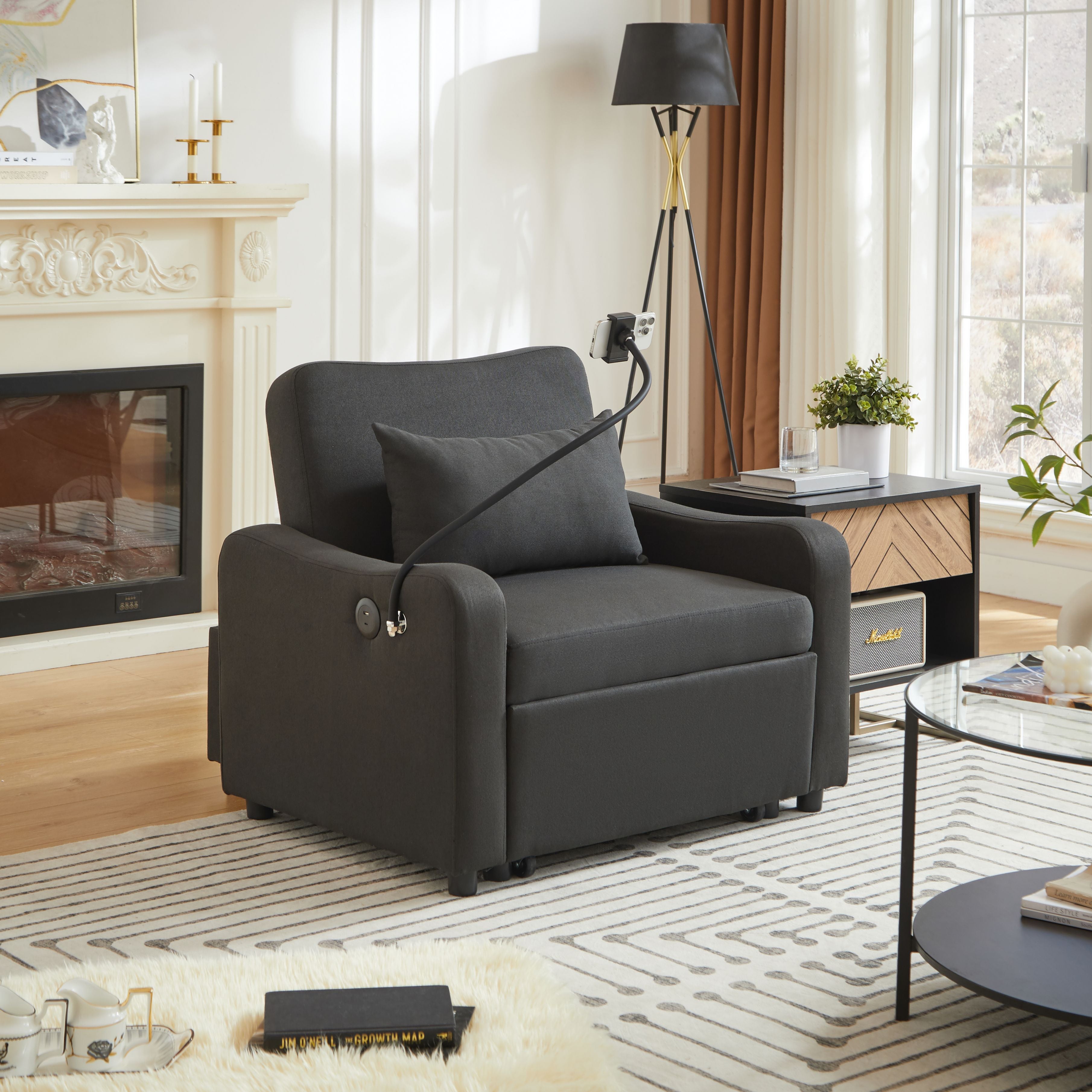Janne Linen Sofa Bed