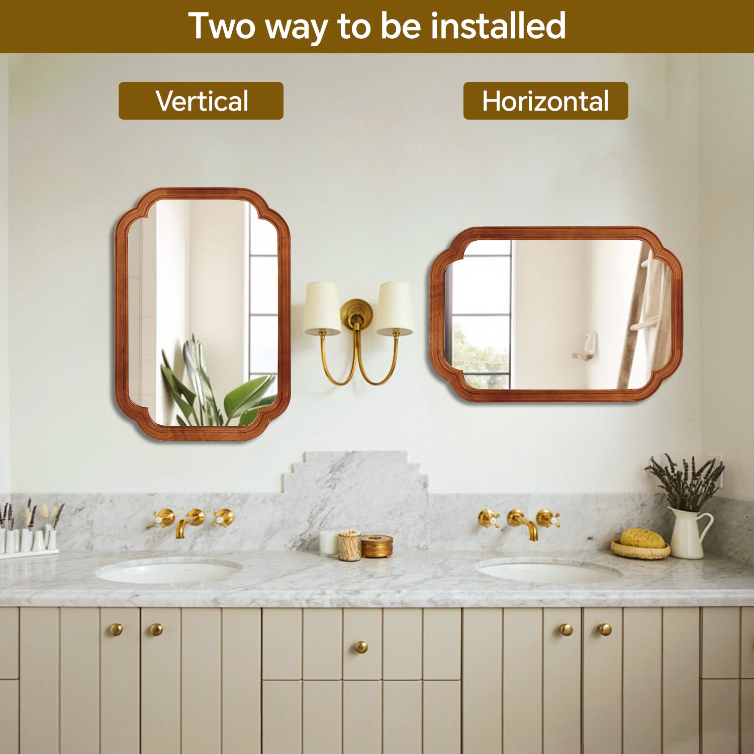 Mie Round Wall Mirror