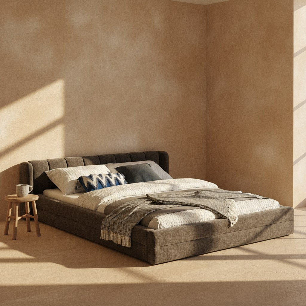 Lauge Round Queen Platform Bed Frame