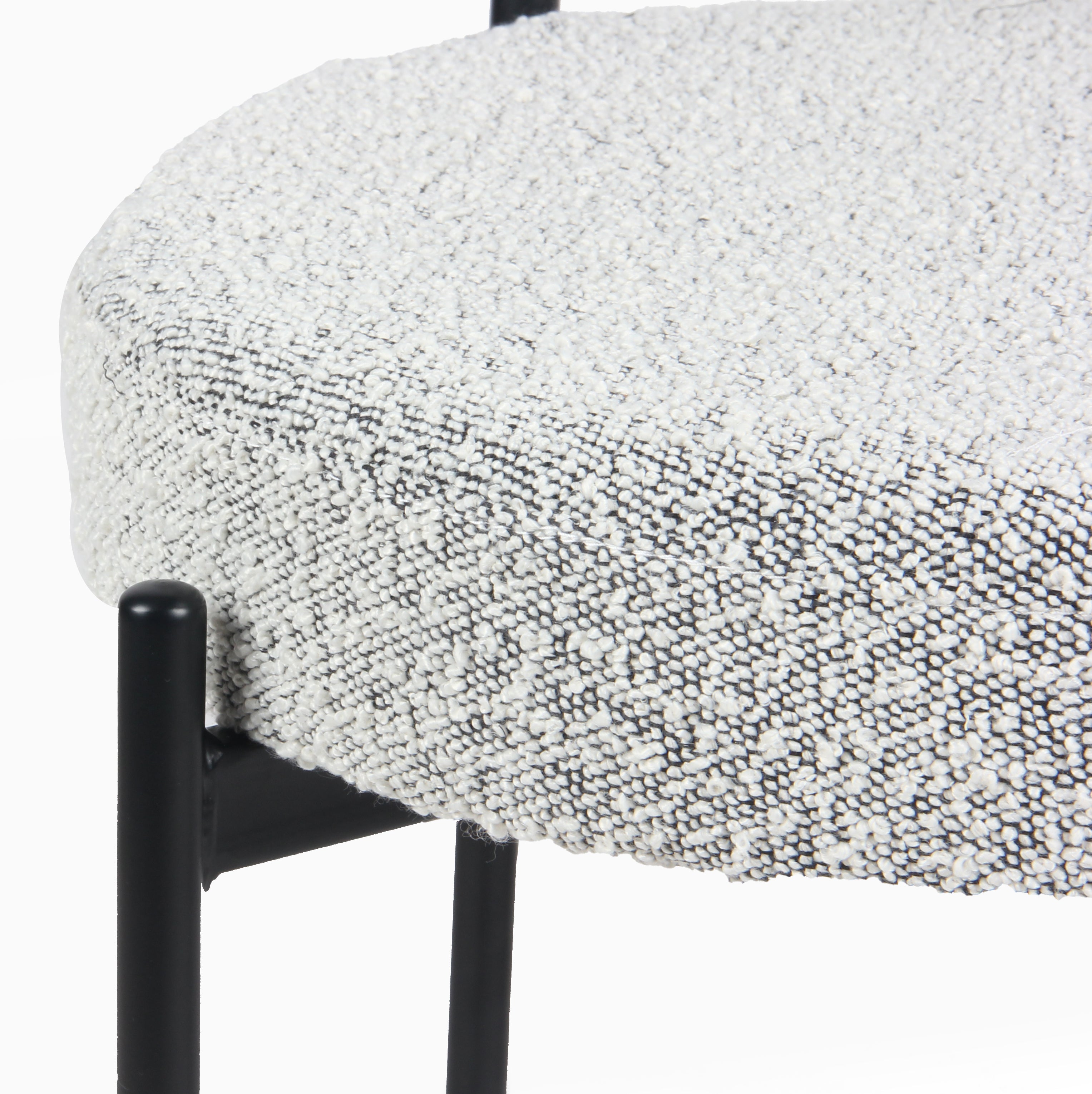 Hedda Round Boucle Accent Chair