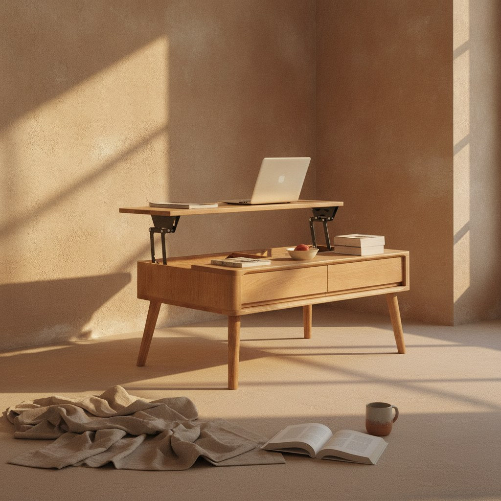 Gry Storage Oak Coffee Table