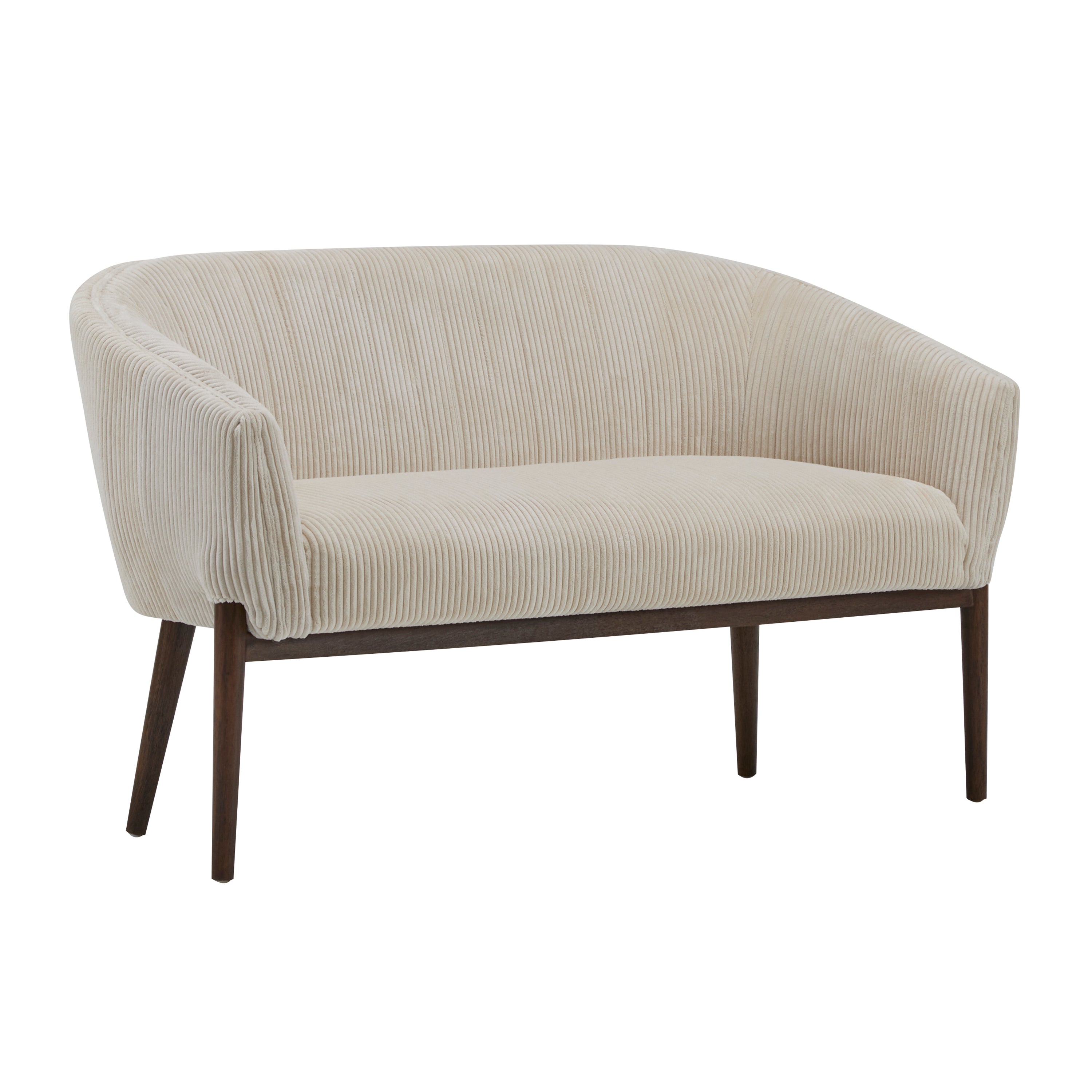 Rune Walnut Loveseat