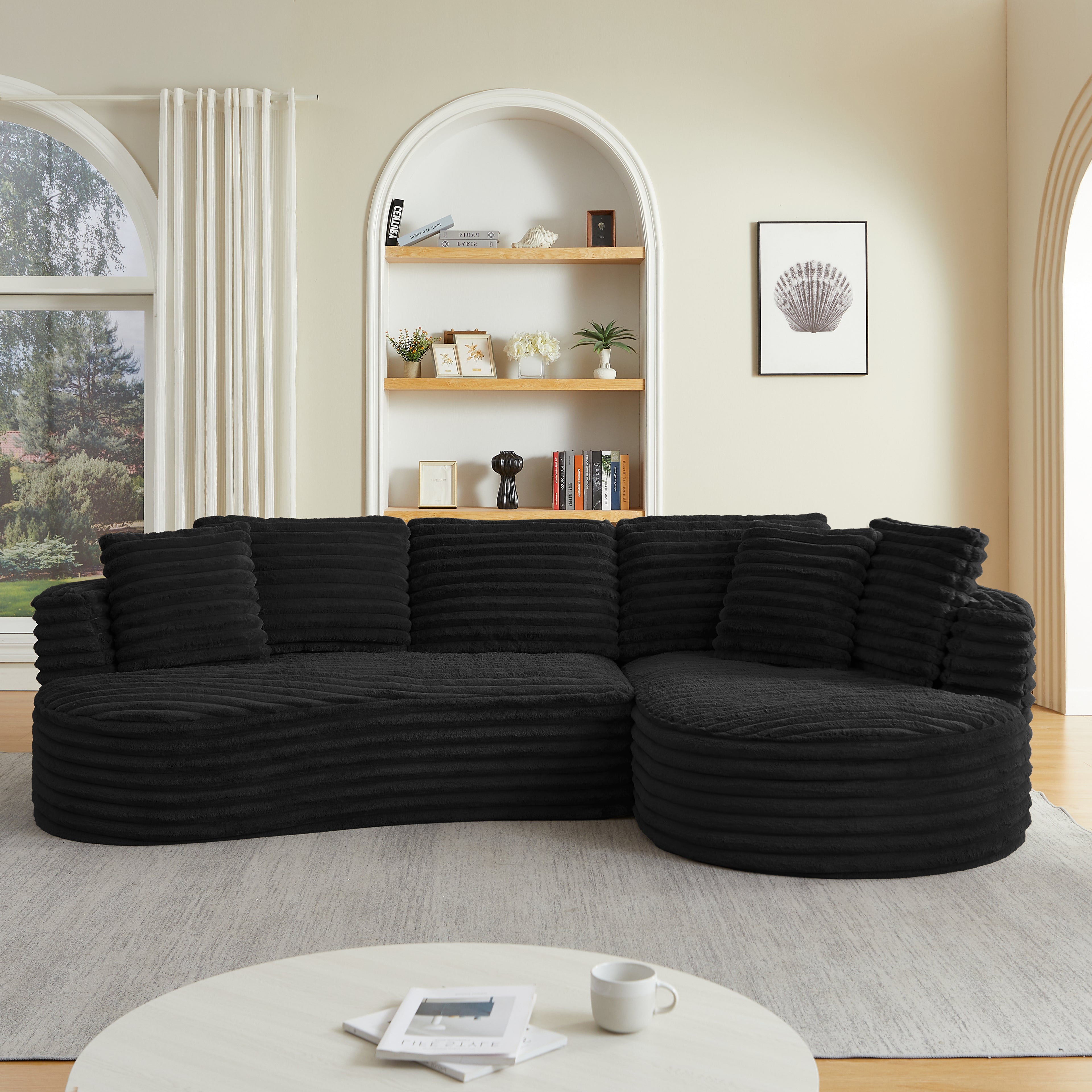 Gunda Curved Sectional Sofa