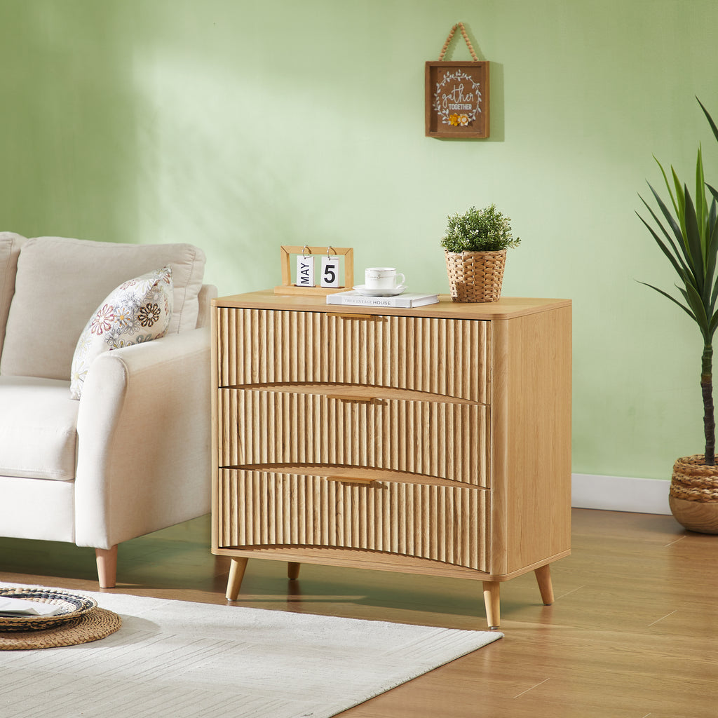 Ulla Fluted Oak Dresser