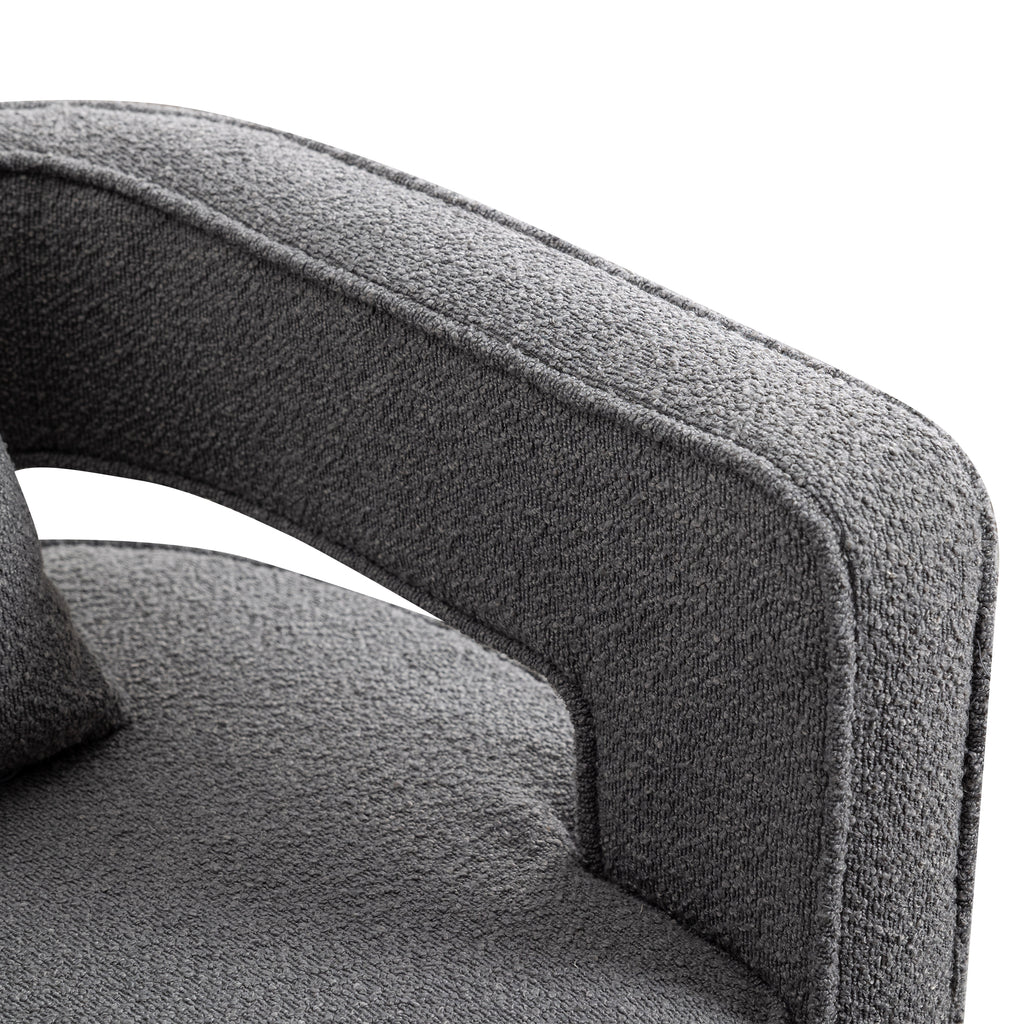 Bodil Boucle Swivel Chair